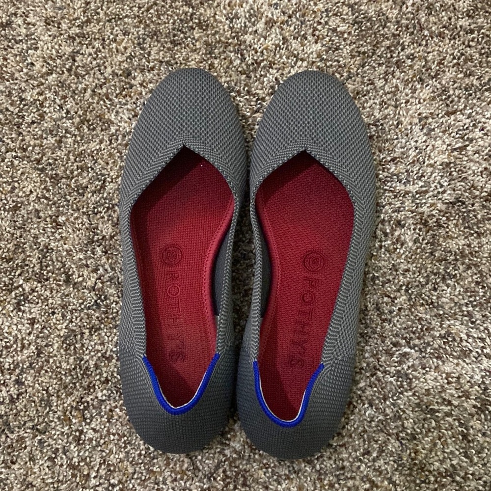 Size 8 charcoal Rothy’s